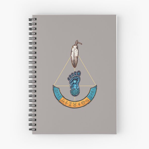 Item preview, Bigfoot Sasquatch Feather Emblem Badge-83 designed and sold by FrankSchwarze.