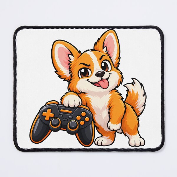 Item preview, Corgi Gamer No Paws No Play designed and sold by OLIVER-AGOUR.