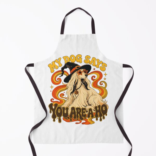 Item preview, Spooky Afghan Hound Witch Funny Halloween Humor designed and sold by chattsuede.