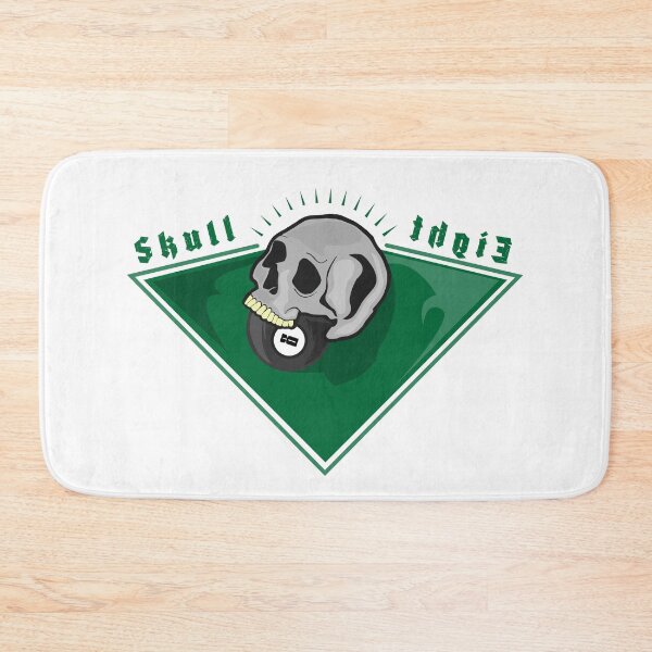 Item preview, Skull 8 Ball | Dark Billiards Art | Retro Pool Art designed and sold by Half Mess.