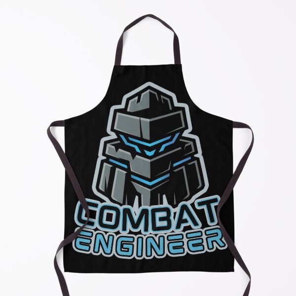 Item preview, Combat Engineer — Futuristic Robotic Armor Emblem with Blue Tech Highlights Military Engineering Graphic designed and sold by GFamilyC.