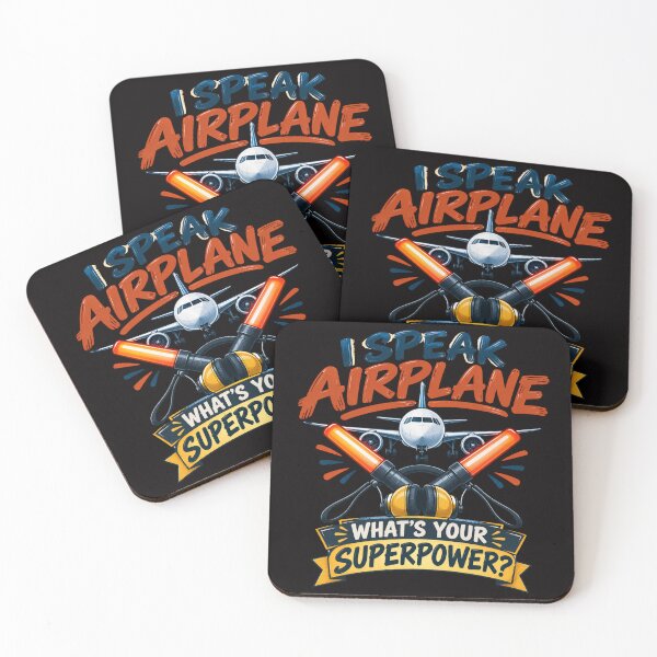 Item preview, I Speak Airplane – Funny Aircraft Marshaller Design designed and sold by Tadeusz1.