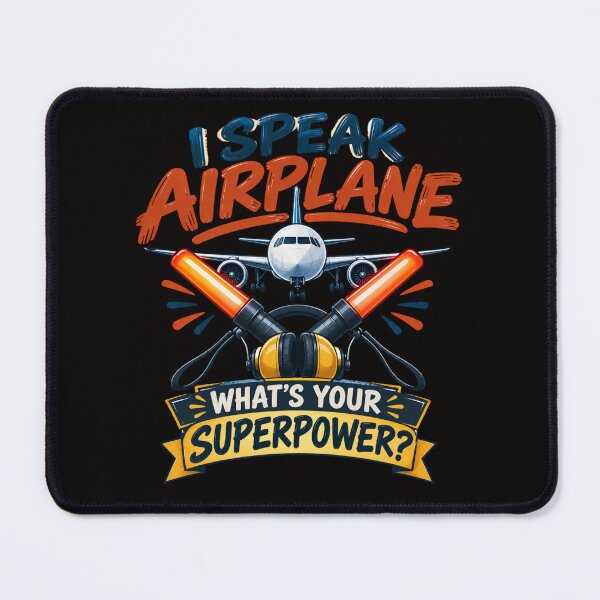 Item preview, I Speak Airplane – Funny Aircraft Marshaller Design designed and sold by Tadeusz1.