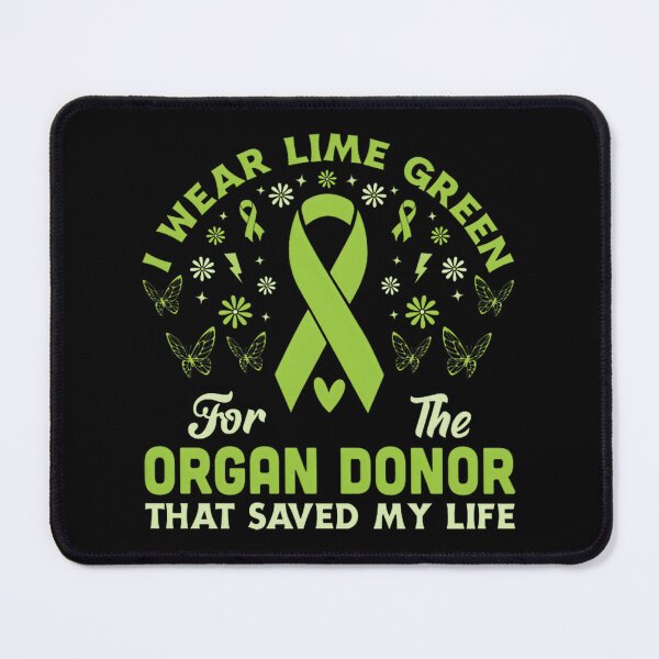 Item preview, Lime Green Organ Donor Awareness Ribbon Support Design designed and sold by alfurjanitarek1.