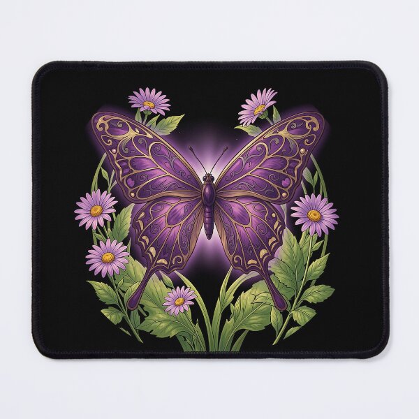 Item preview, nouveau butterfly with flowers designed and sold by TheDarkVault.