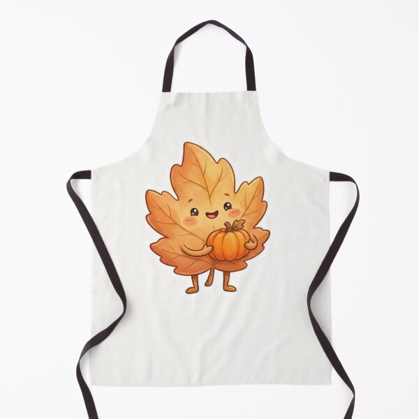 Item preview, Cute Leaf With Tiny Pumpkin Autumn Sticker designed and sold by Cerys-GS.