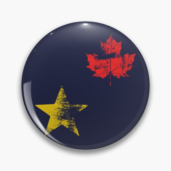 Item preview, Canadian Maple Leaf & European Star - Flag Inspired Design - Canada Joins UE designed and sold by RR-Arts.