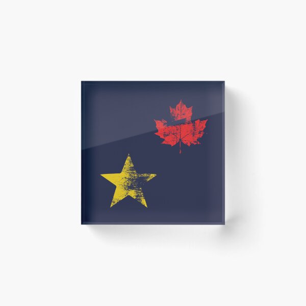 Item preview, Canadian Maple Leaf & European Star - Flag Inspired Design - Canada Joins UE designed and sold by RR-Arts.