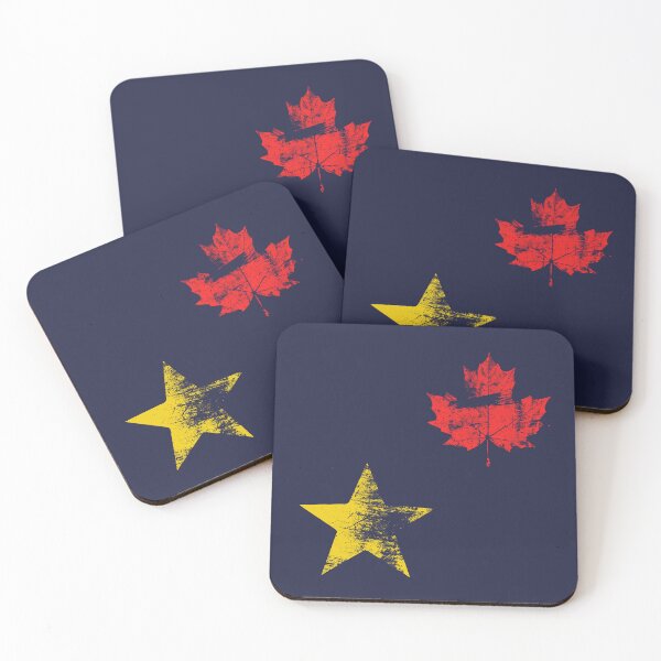 Item preview, Canadian Maple Leaf & European Star - Flag Inspired Design - Canada Joins UE designed and sold by RR-Arts.