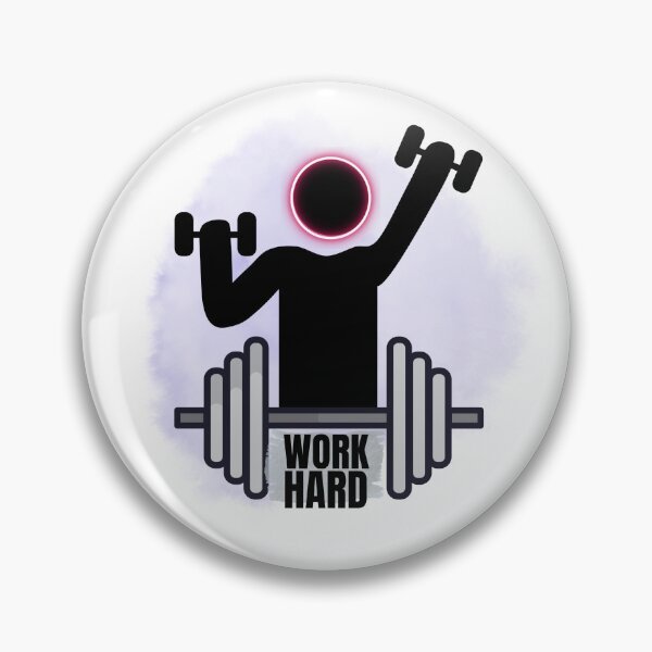 Item preview, Work Hard Gym Motivation – Barbell Lifting Fitness Design designed and sold by Palette _Vibes.