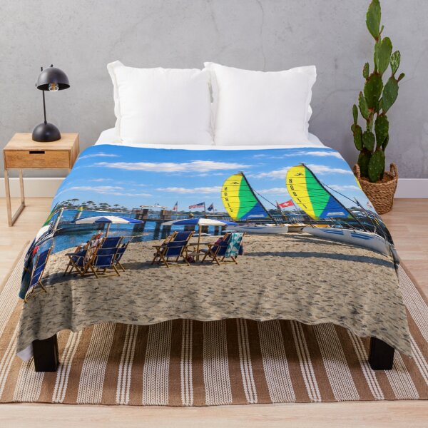 Item preview, Colorful Catamarans on a Sunny Beach designed and sold by Kimberly Palmer.