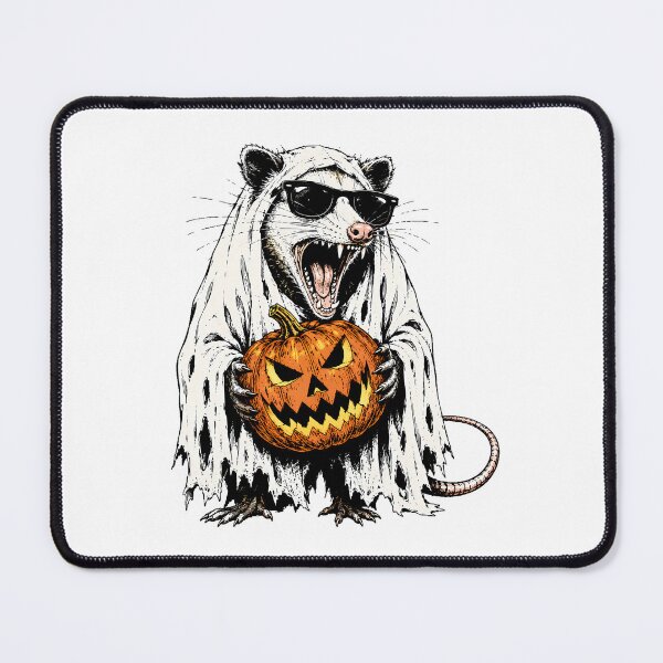 Item preview, Screaming Opossum Ghost Costume Spooky Halloween Pumpkin designed and sold by chattsuede.