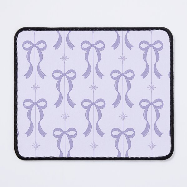 Item preview, Purple Bow and Star Festive Pattern designed and sold by Lockets Little Notes.
