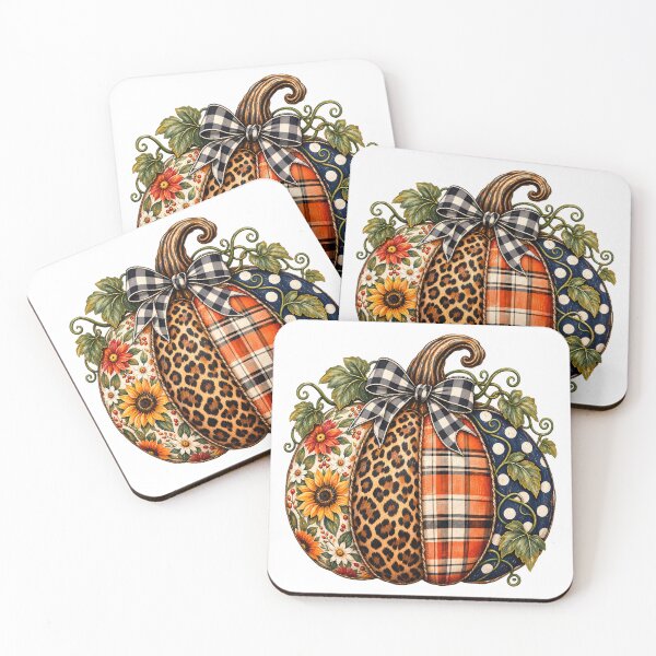 Item preview, Fall Pumpkin Autumn – Plaid Leopard Sunflower Buffalo Check Harvest designed and sold by Rtcraftani.