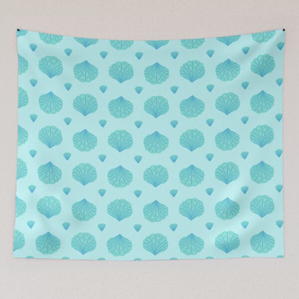 Item preview, Blue Shells Pattern designed and sold by miawgigi.