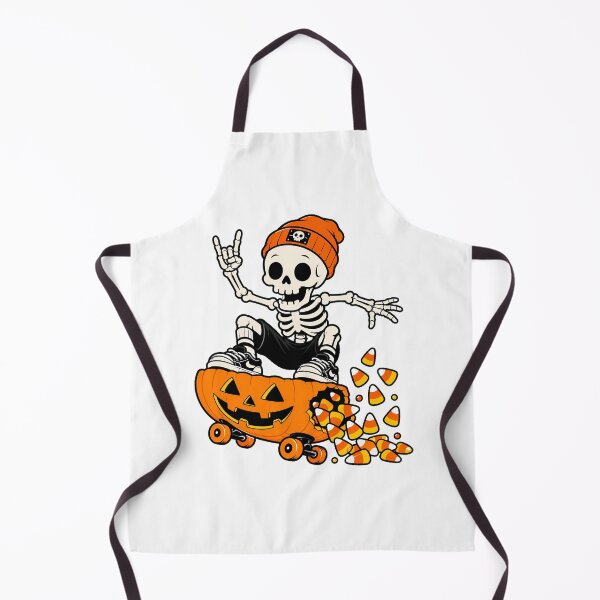 Item preview, Skateboarding Skeleton Pumpkin Halloween Skater Beanie designed and sold by chattsuede.