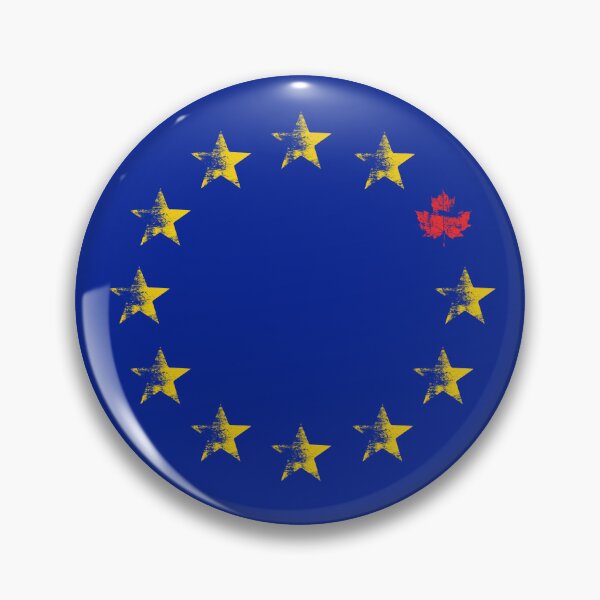 Item preview, European Union Canada EU Europe Flag Inspired Design designed and sold by RR-Arts.