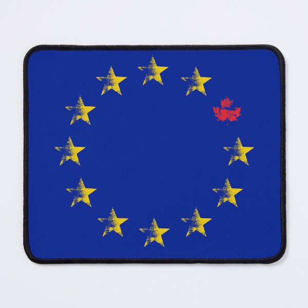 Item preview, European Union Canada EU Europe Flag Inspired Design designed and sold by RR-Arts.