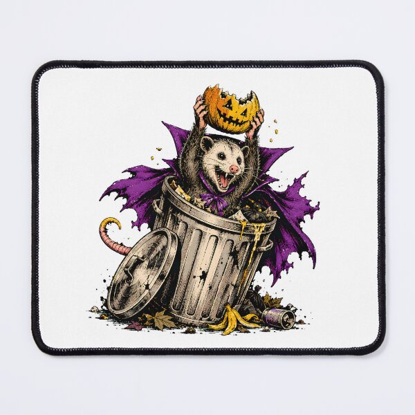 Item preview, Vampire Opossum Trash Can Halloween Spooky Ink designed and sold by chattsuede.