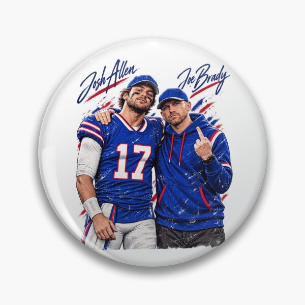 Item preview, Josh Allen #17 Joe Brady Buffalo Bills designed and sold by choudane.