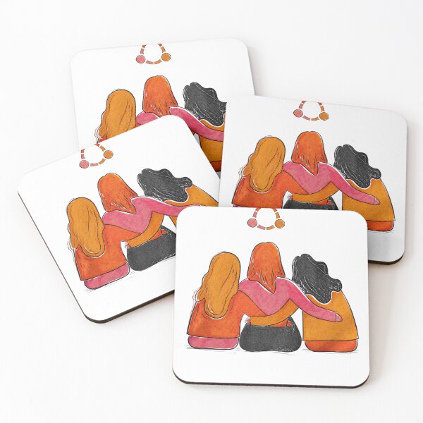 Item preview, Friendship & Unity – Cute Pastel People Illustration designed and sold by IZDIHAR-STUDIO.