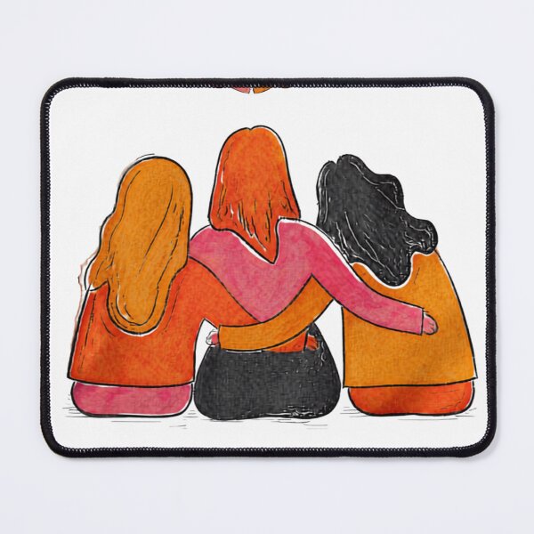 Item preview, Friendship & Unity – Cute Pastel People Illustration designed and sold by IZDIHAR-STUDIO.