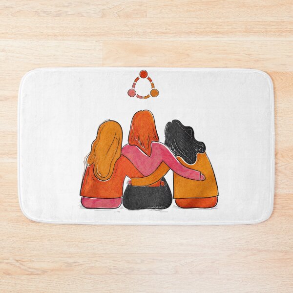 Item preview, Friendship & Unity – Cute Pastel People Illustration designed and sold by IZDIHAR-STUDIO.