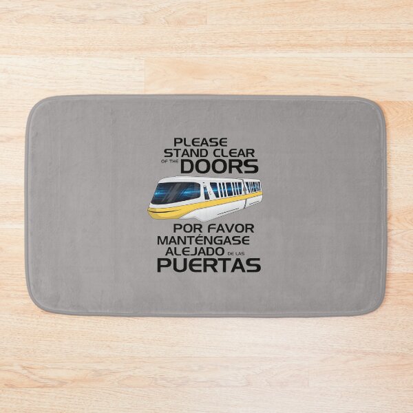 Item preview, Bilingual Monorail Doors Please Stand Clear Shirt-81 designed and sold by KevinMszyca.