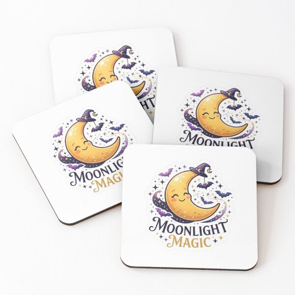 Item preview, Moonlight Magic Halloween Sticker – Mystical Moon designed and sold by lailakhalaf.