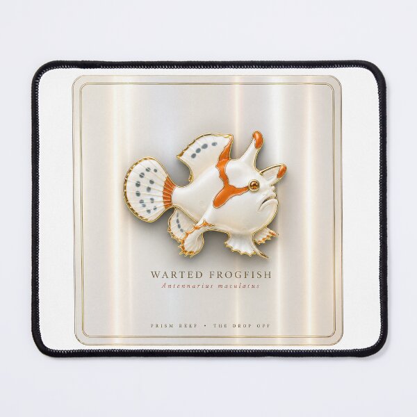 Item preview, Warty Frogfish Antennarius Maculatus Jeweled Art designed and sold by KenworksDigital.