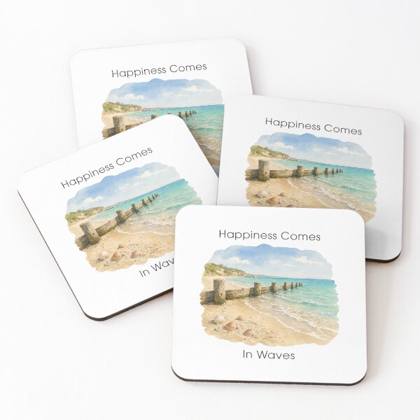 Item preview, Sea Glass Hunter - Sea Glass Lover Gifts - Beachcombing - Happiness Comes In Waves designed and sold by DesignByLeo.