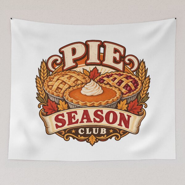 Item preview, Retro Autumn Pie Season Club designed and sold by Thai Vibe Studio.