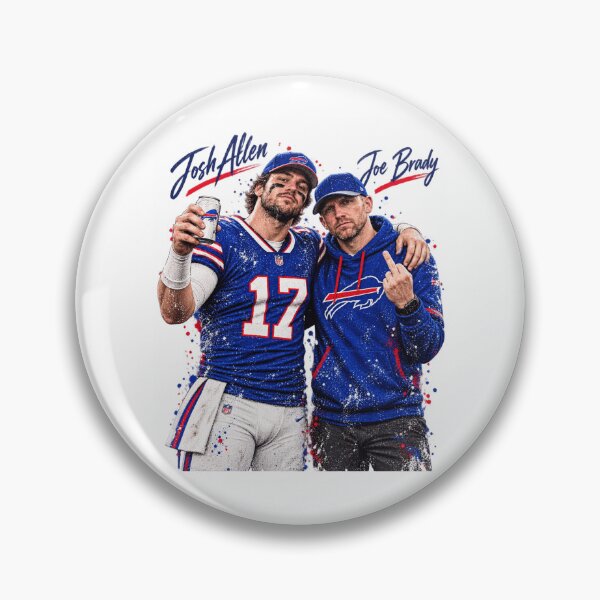 Item preview, Josh Allen #17 Joe Brady Buffalo Bills designed and sold by choudane.