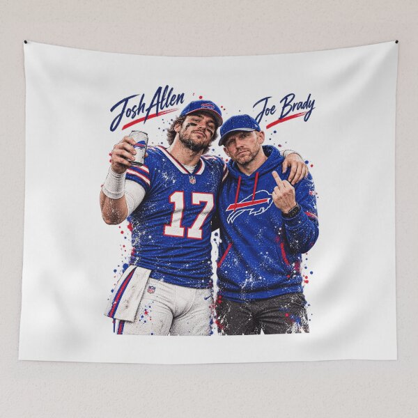 Item preview, Josh Allen #17 Joe Brady Buffalo Bills designed and sold by choudane.