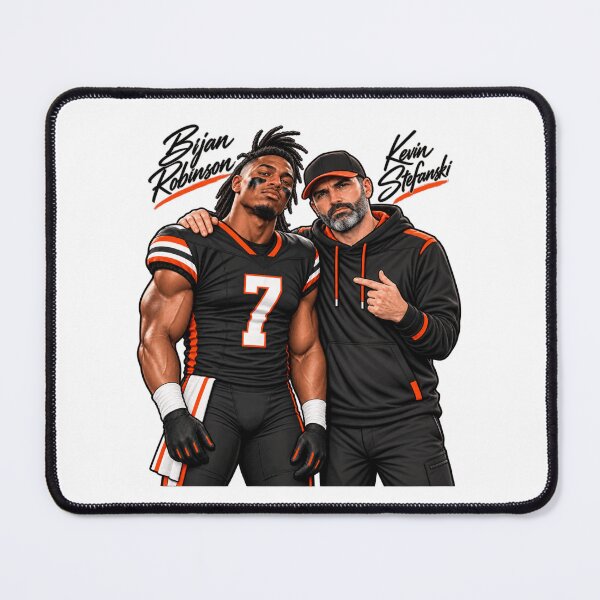 Artikelvorschau, Bijan Robinson #7 Kevin Stefanski Atlanta Falcons entworfen und verkauft von choudane.