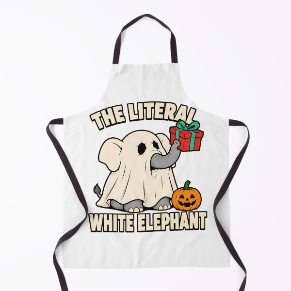 Item preview, Literal White Elephant Pun Funny Office Humor designed and sold by chattsuede.
