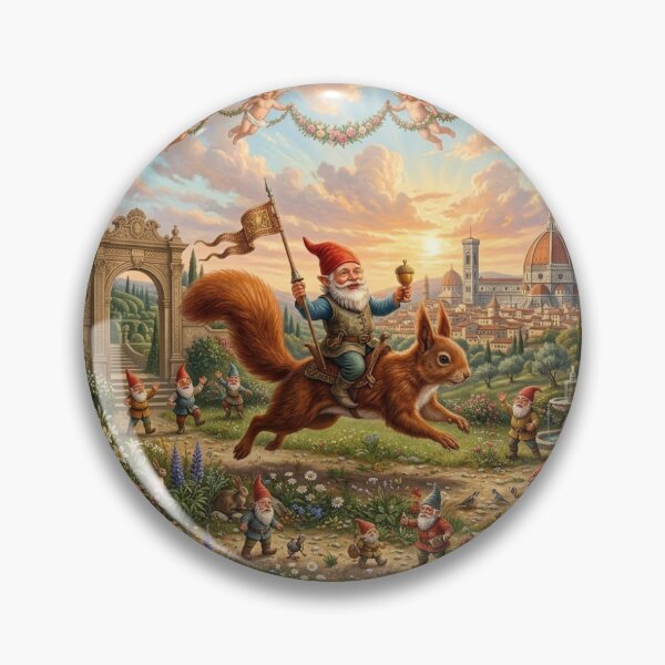 Item preview, The Gnome's Ride designed and sold by PicassosParadox.