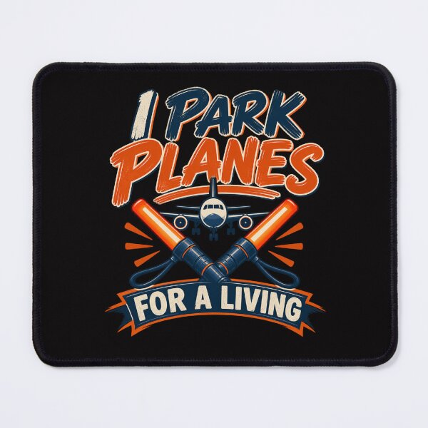 Item preview, I Park Planes for a Living – Funny Aircraft Marshaller Design designed and sold by Tadeusz1.