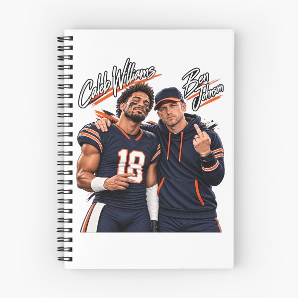 Item preview, Caleb Williams #18 Ben Johnson Chicago Bears designed and sold by choudane.