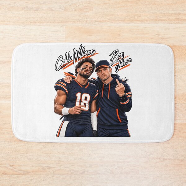 Item preview, Caleb Williams #18 Ben Johnson Chicago Bears designed and sold by choudane.