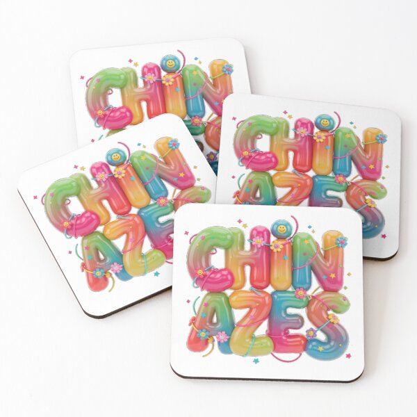 Item preview, Chinazes 3D Glossy Colorful Bubble Typography designed and sold by PoleksGraphics.