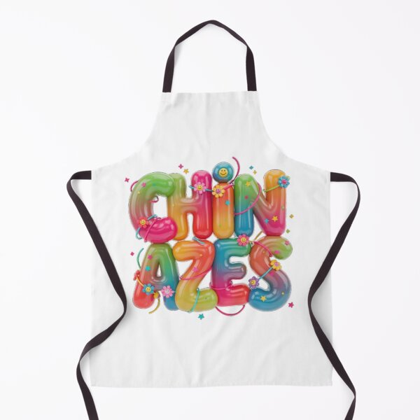 Item preview, Chinazes 3D Glossy Colorful Bubble Typography designed and sold by PoleksGraphics.