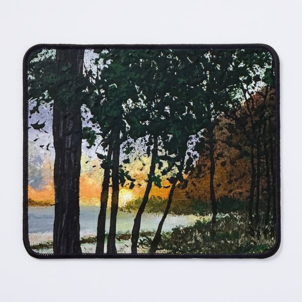 Item preview, Evening Falls Nature Theme Acrylic Painting 5" X 7" Wall Art Decor designed and sold by Deb Bossert Artworks.