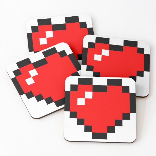 Item preview, Retro pixel heart designed and sold by ZGEIST-91.