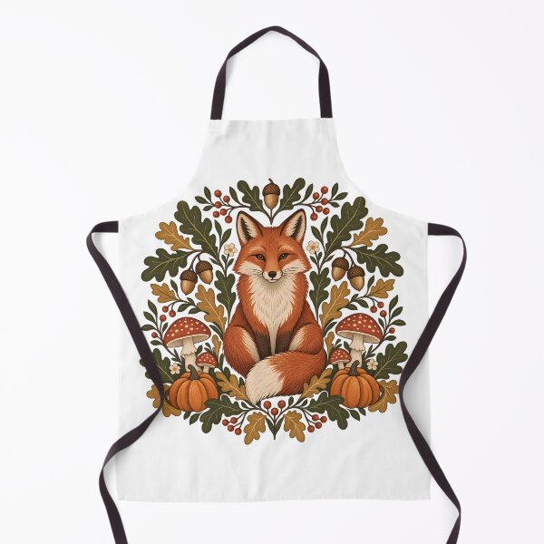 Item preview, Woodland Fox Autumn Harvest Garden designed and sold by Thai Vibe Studio.