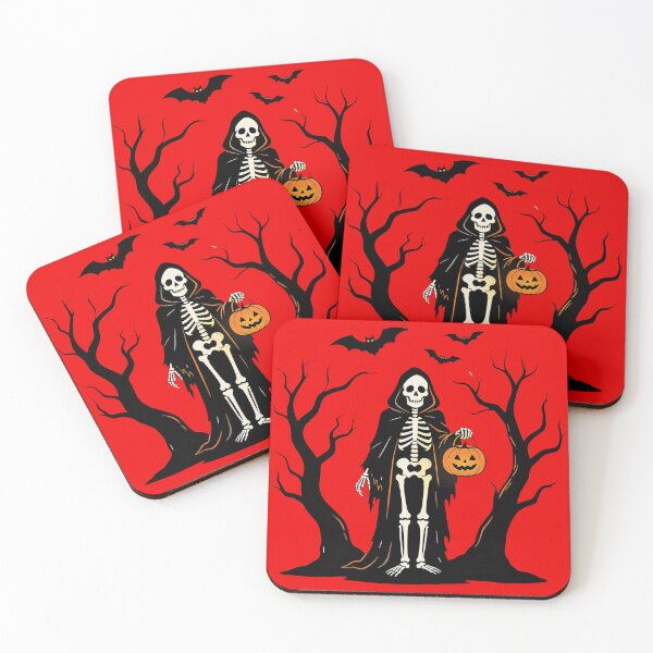 Item preview, Skeleton Reaper Trick-or-Treat — Halloween Forest designed and sold by urmoments.