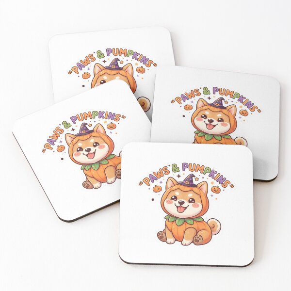 Item preview, Paws & Pumpkin Halloween Fox Sticker designed and sold by lailakhalaf.