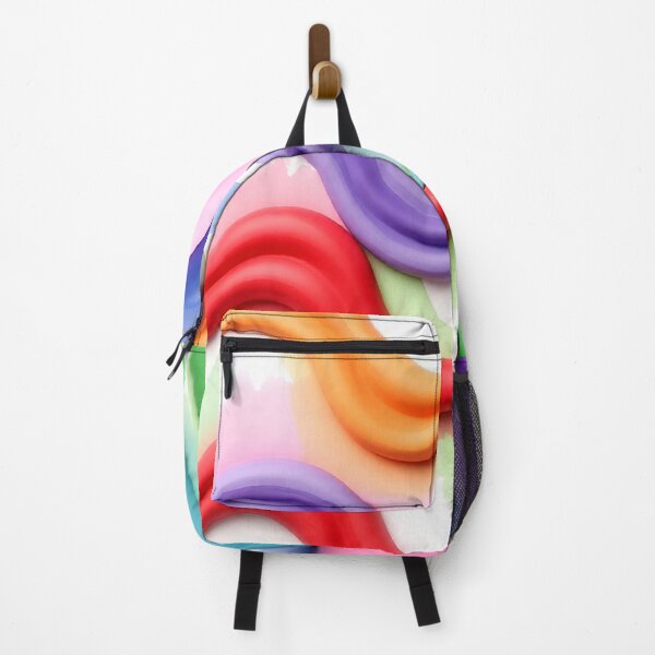 Item preview, water waves C colorful geometric watercolor abstract design designed and sold by SmashingDeals.