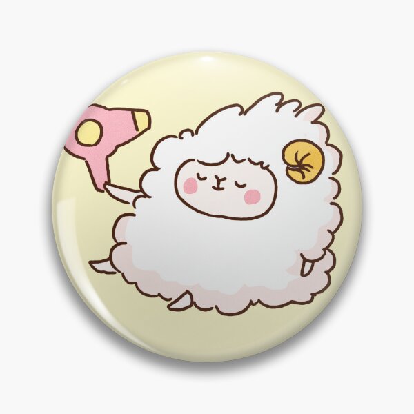 Item preview, Sheep Drying Its Wool With a Hairdryer designed and sold by Chunu Doodles.