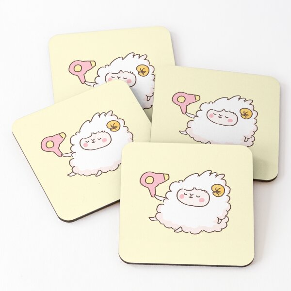 Item preview, Sheep Drying Its Wool With a Hairdryer designed and sold by Chunu Doodles.
